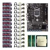 b250c mining motherboardg3900 cpu2xddr4 4g12x009s adapter btc miner board set computer components
