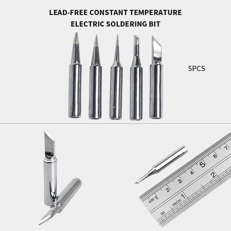 

5Pcs Lead-free Constant Temperature Electric Soldering Iron Head 936 Electric Soldering Iron Special Welding Tool 60W