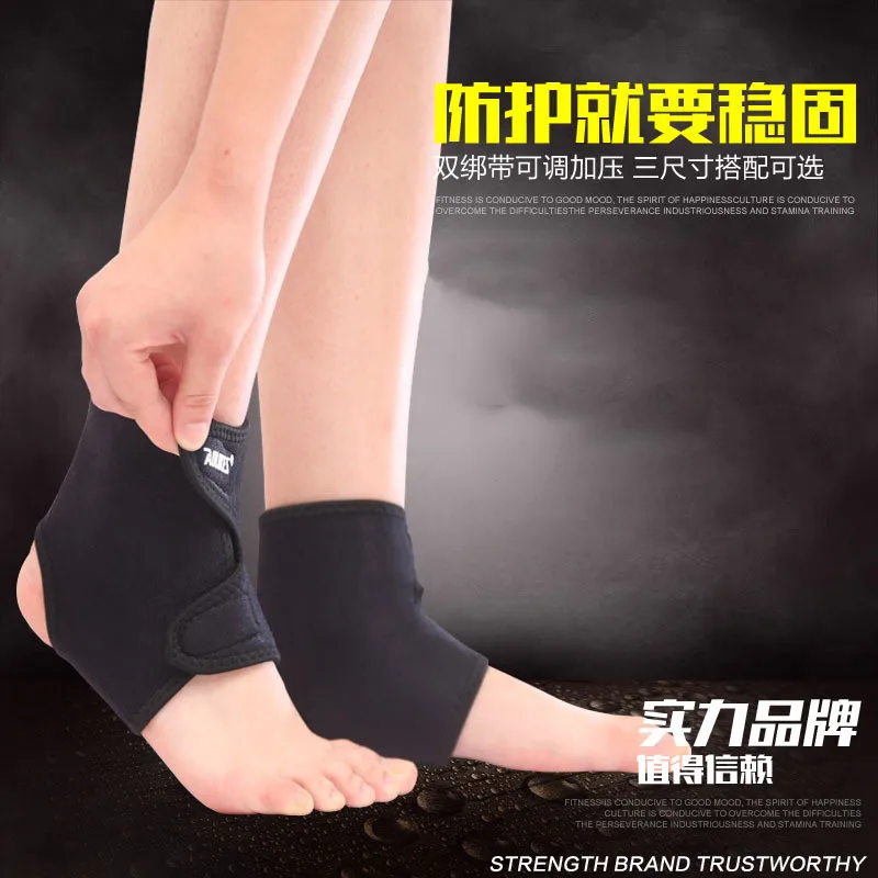 

Safety Ankle Support Gym Running Protection Black Foot Bandage Elastic Ankle Brace Black Band Guard Sport Fitness Support
