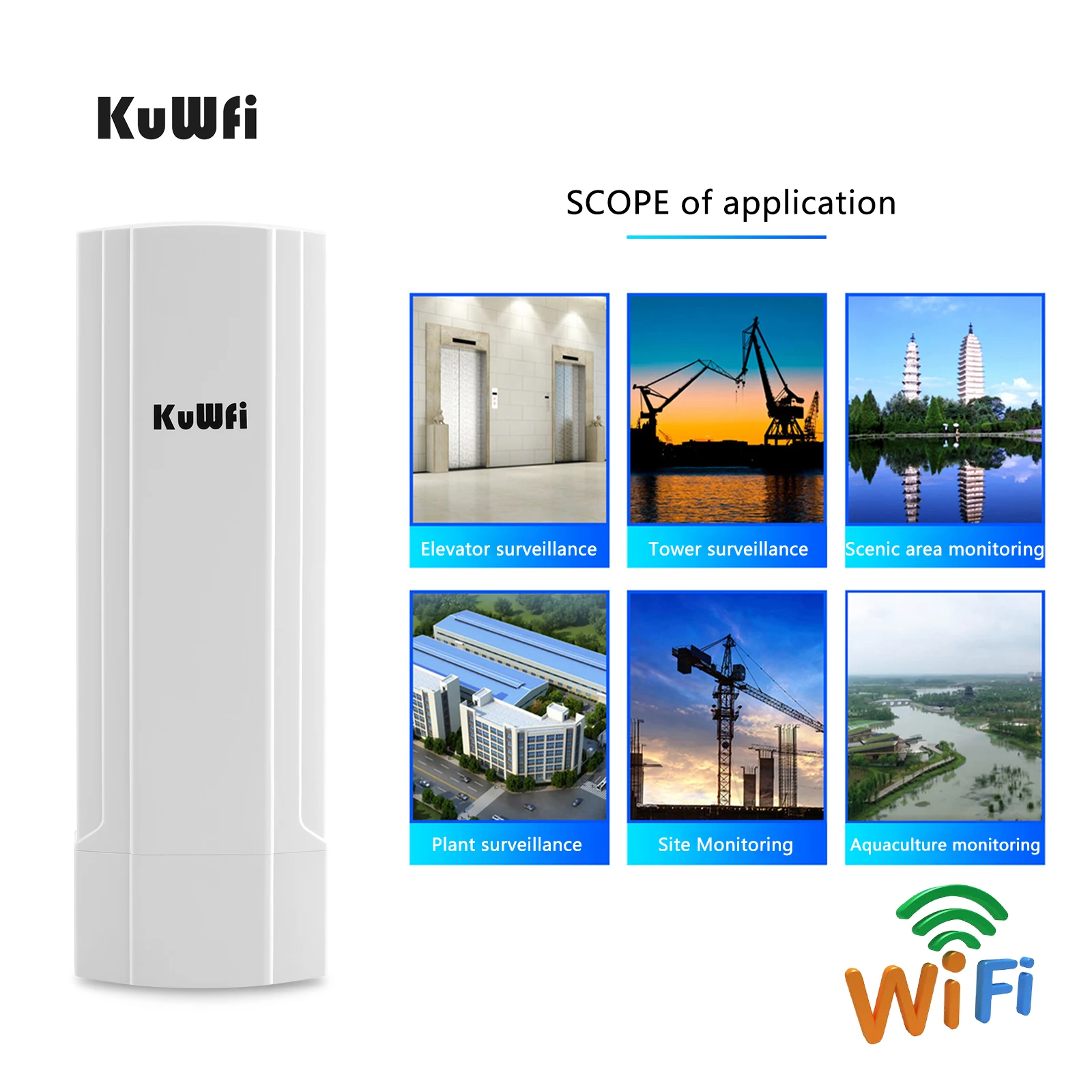 KuWFi 5G Wi-Fi повторитель 867 Мбит/с маршрутизатор дальность действия 3 5 км WiFi точка