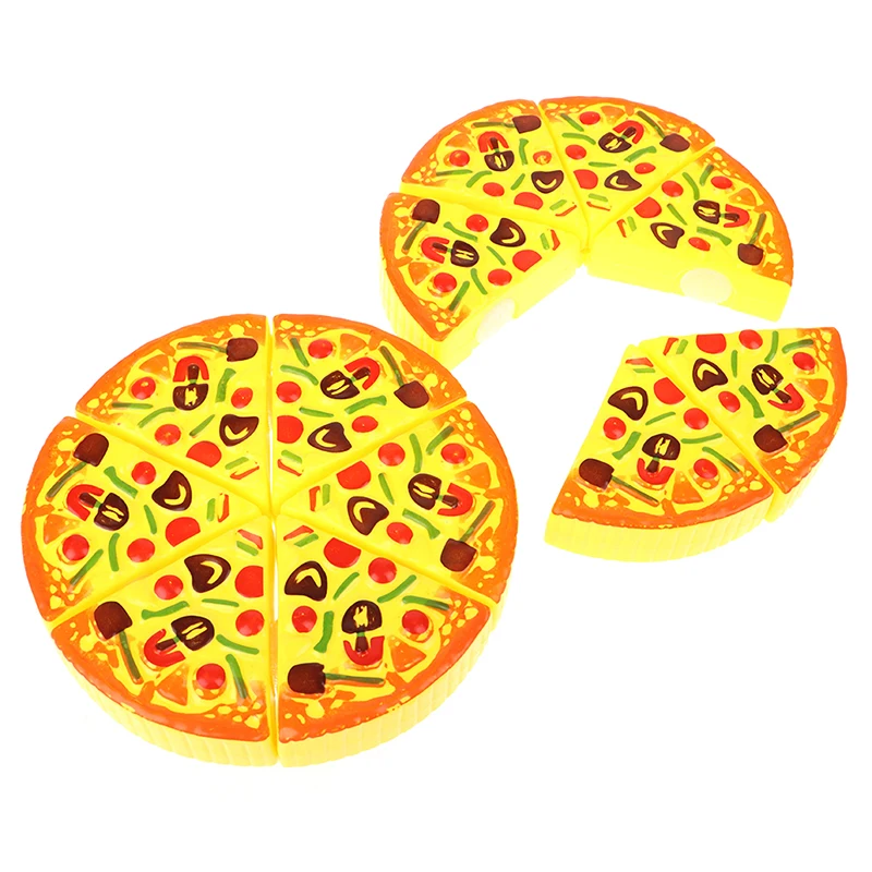 

Kids Kitchen Pretend to Play Plastic Pizza Fries Food Cutting Kitchen Toy Educational Toys For Childrens Pretend Dinner Kitchen