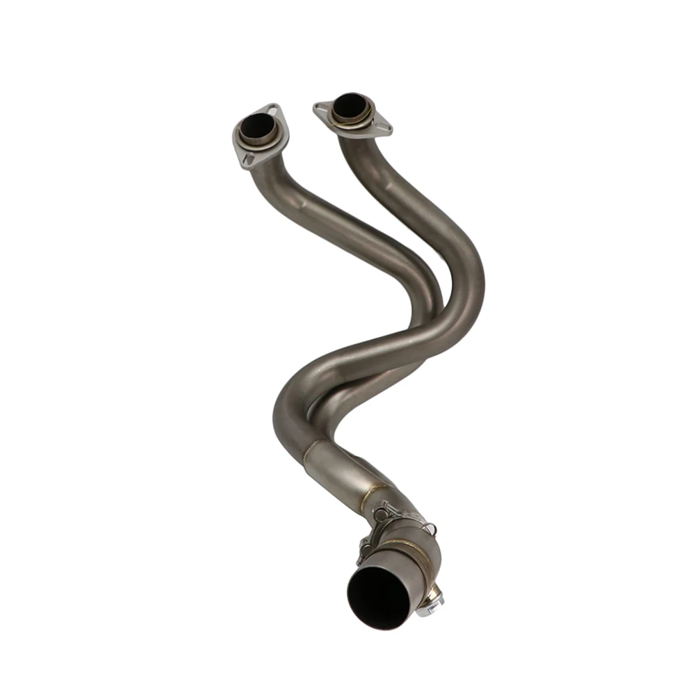 Выхлопная средняя труба ZS для гоночного мотоцикла полная система Kawasaki NINJIA650 Z650 2017