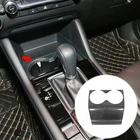 Для Mazda 3 Axela 2019 2020 нержавеющая Автомобильная передняя крышка стакана для воды декоративная рамка коробки передач наклейка отделка Аксессуары для стайлинга автомобилей