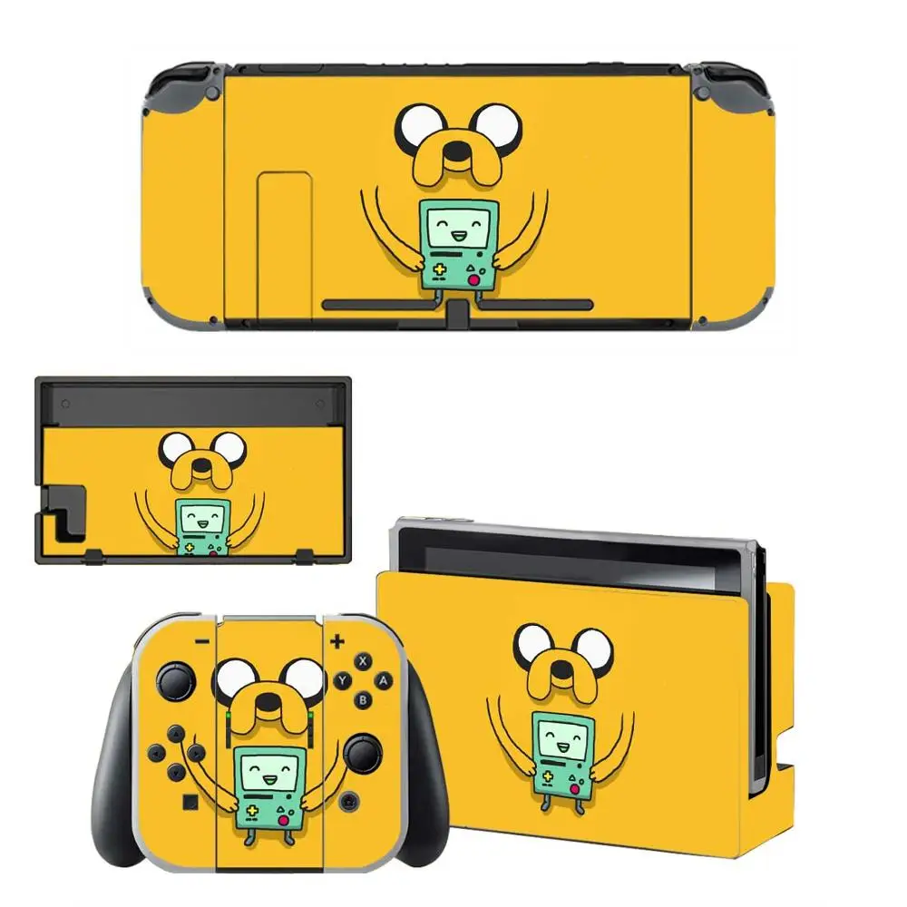 Adventure Time BMO Nintendo переключатель кожи Стикеры s скины для Switch консоли и Joy Con