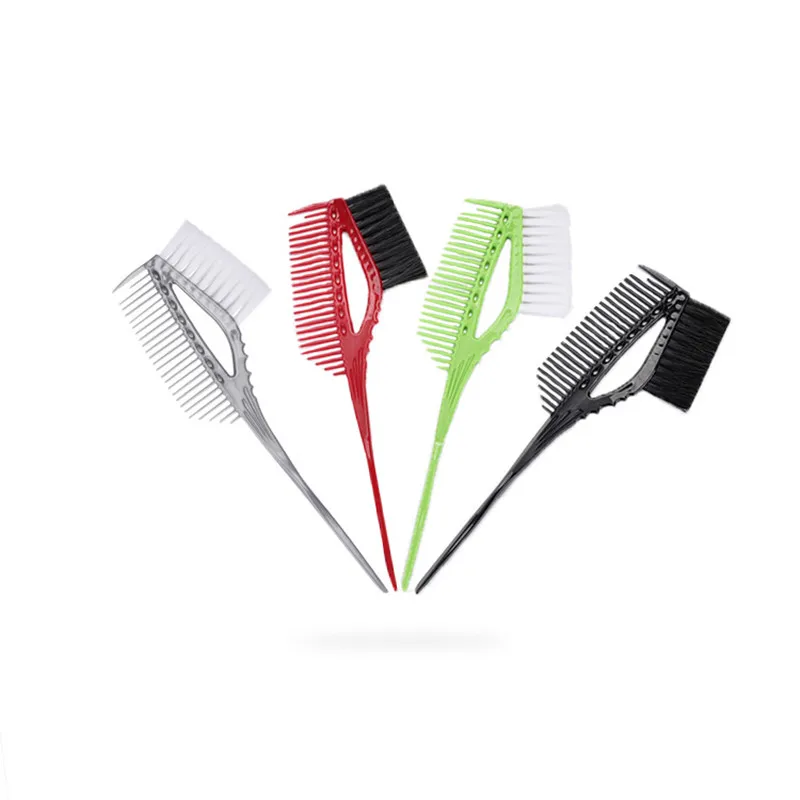 Черная пластиковая краска для волос цветные щетки и гребни парикмахерский салон