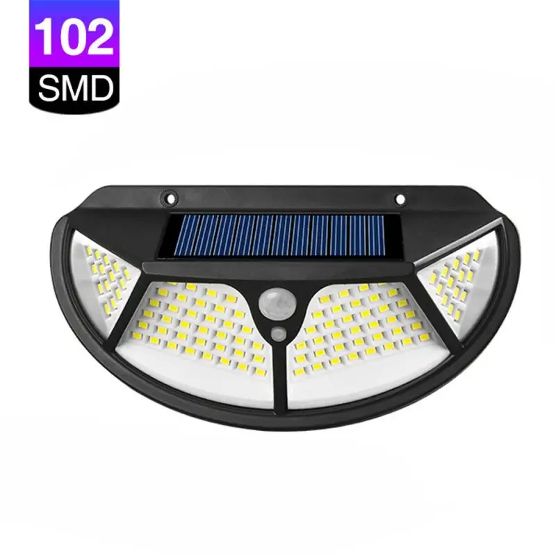 

Outdoor LED Solar Wall Lamp Human Induction Light Four Sides Illumination Waterproof For Outdoors Courtyard Garden Street