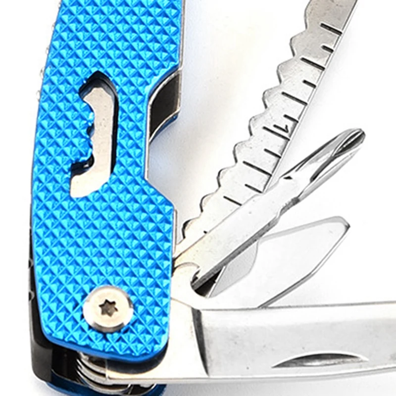 

Pliers Stainless Steel Multi-Function Pliers Bottle Opener Screwdriver Saw Folding Outdoor Knife