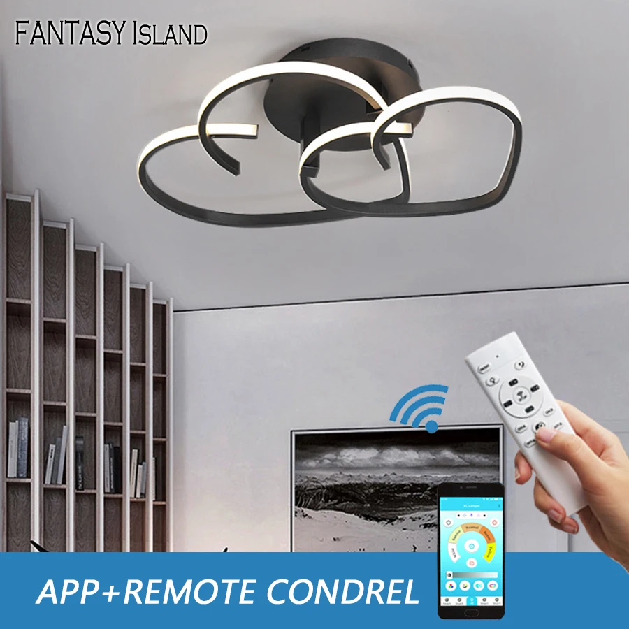 Светодиодная люстра потолочный светильник современный в форме сердца для