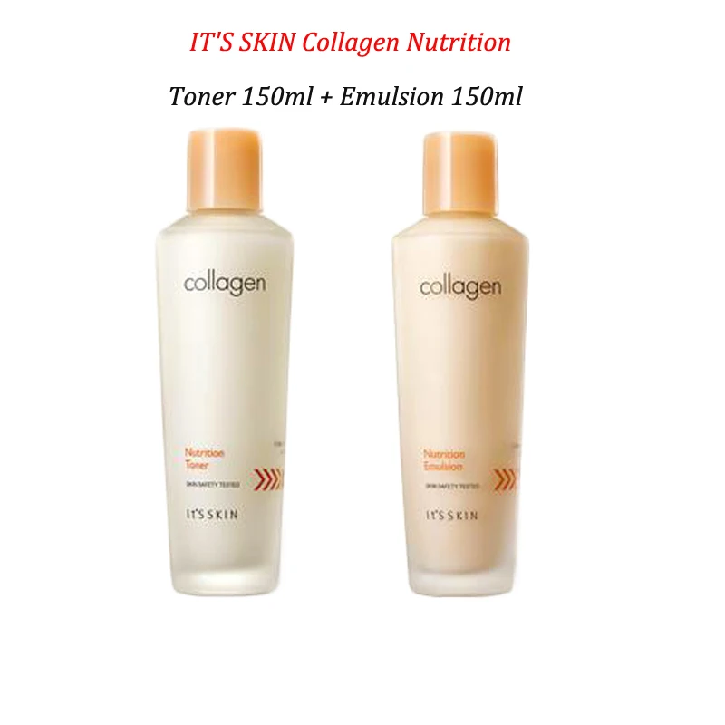 

IT'S SKIN Collagen Nutrition Toner 150ml + Emulsion 150ml Power Lifting Face Essence Anti Wrinkle Nourish Facial Serum Skin Care