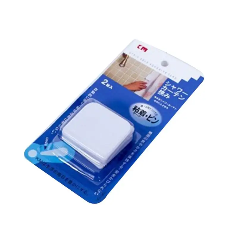 Лидер продаж! Зажимы для душевой занавески 2 шт. защита от разбрызгивания утечки