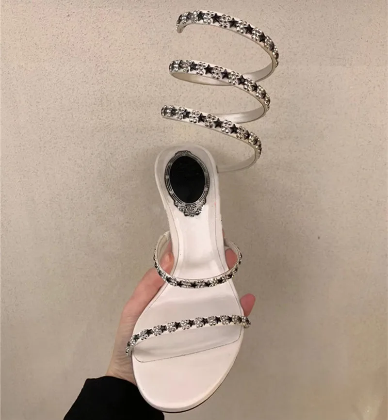 Шикарные женские босоножки на высоком каблуке коллекция 2020 года обувь с ремешком