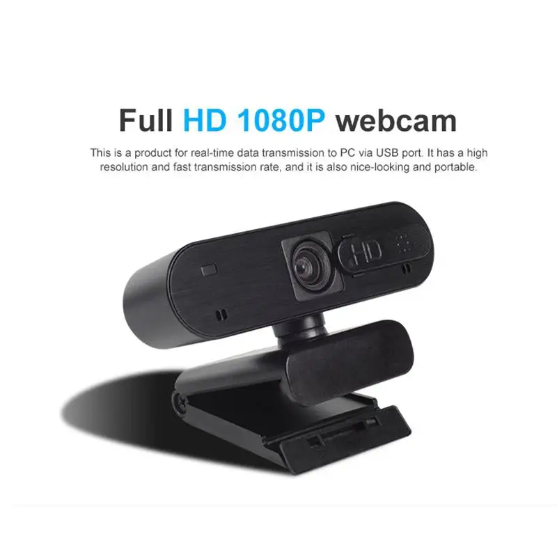 

HD 1080P Webcam Built-in Microphone Auto Focus Web Camera with Lid