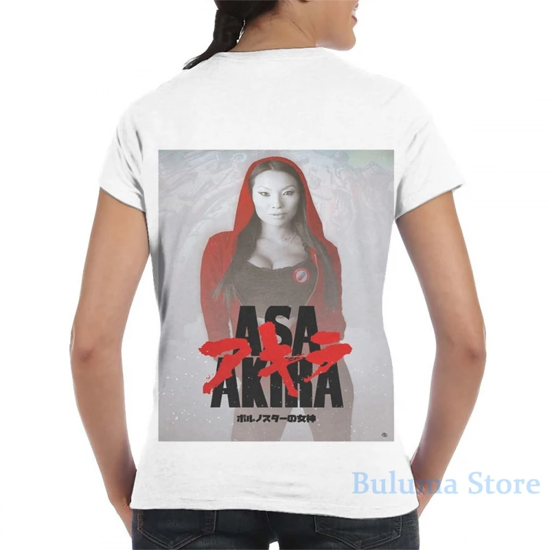 Мужская футболка с анимацией Asa Akira женская модная со сплошным принтом для