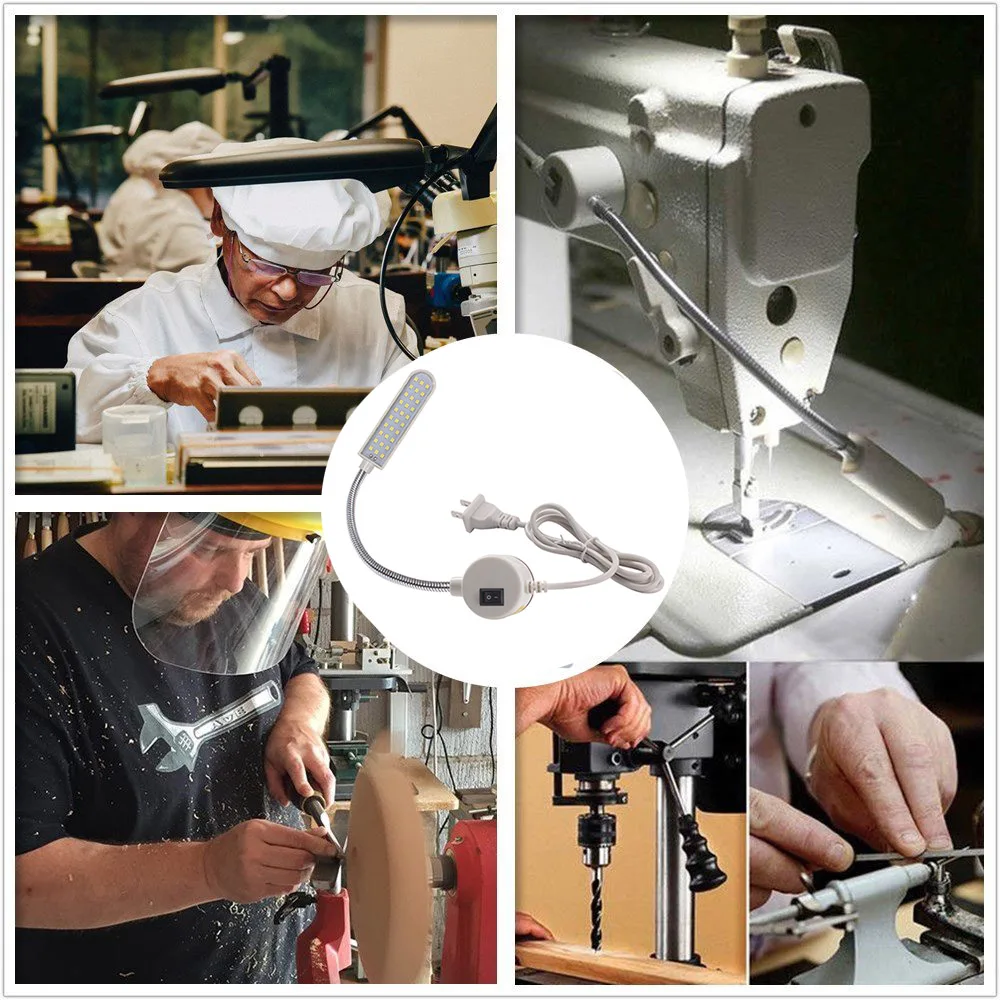 

Super Bright SMD2835 30 LED Sewing Clothing Machine Light Home Working Light Lamp Sewing Machine Lathes Accessories dropshipping