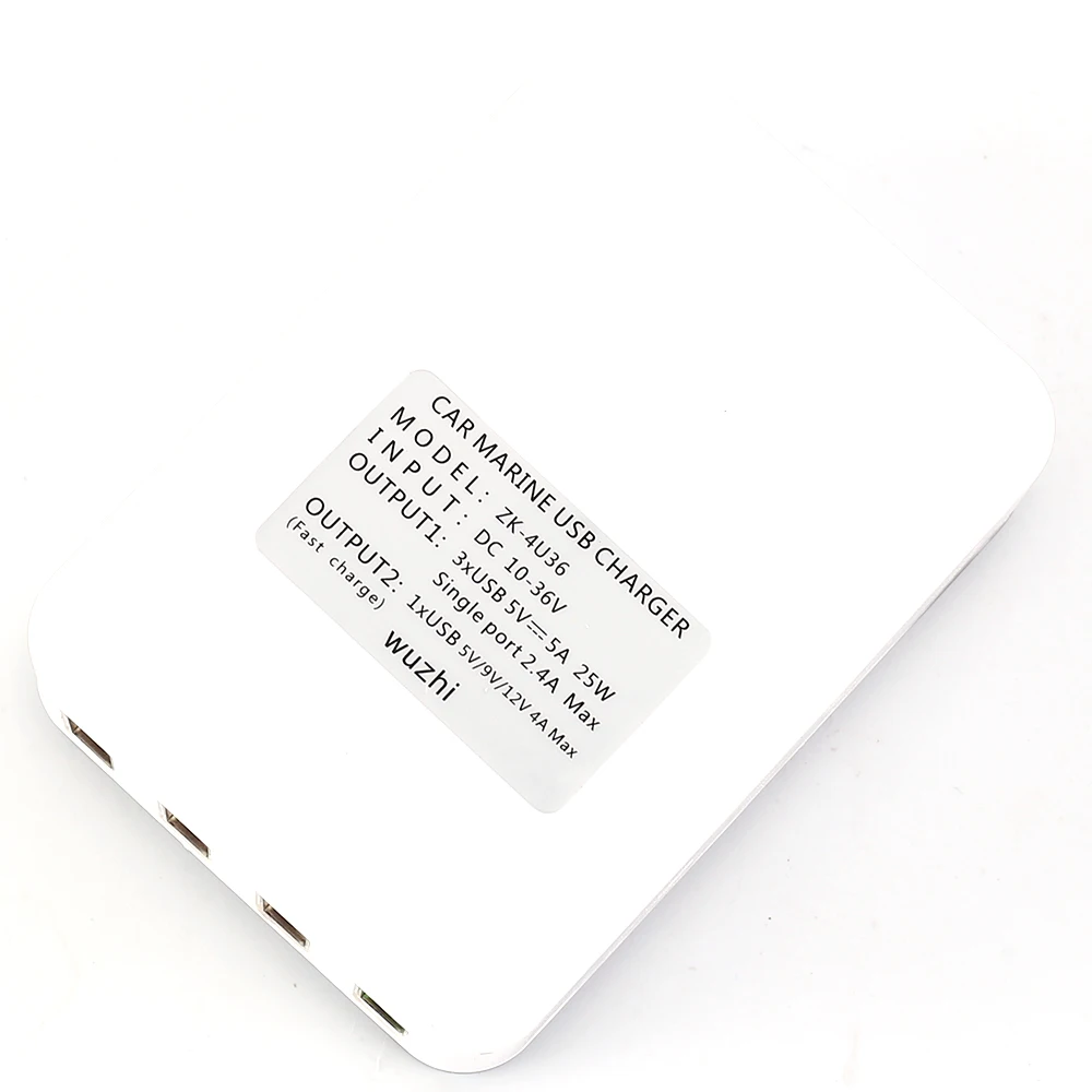 Понижающий модуль питания с USB зарядным устройством 50 Вт 12 в 24 36 В 5 А QC2.0 QC3.0 FCP SCP 4USB