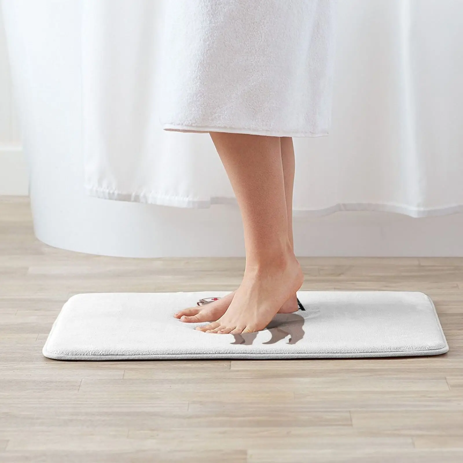 Забавная медсестринская лама альпака подарок мягкий нескользящий коврик