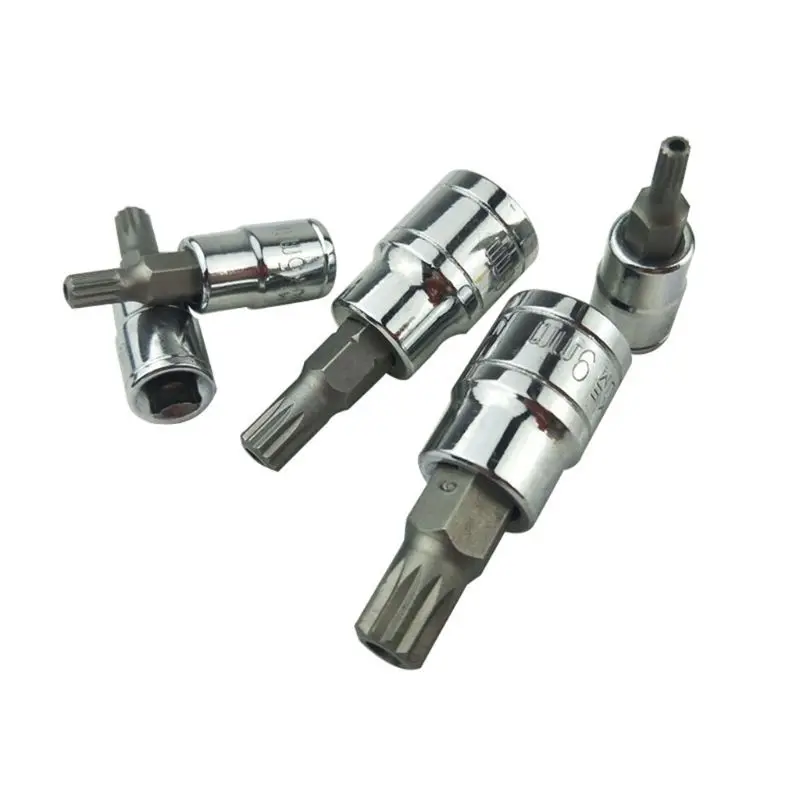

2021 New 10 Pcs XZN 12 Point Triple Square Spline Bit Socket Set Tamper Proof with Case