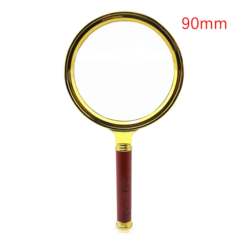 

10X Portable Magnifying Glass Handheld 60/70/80/90/100mm Portable Magnifier