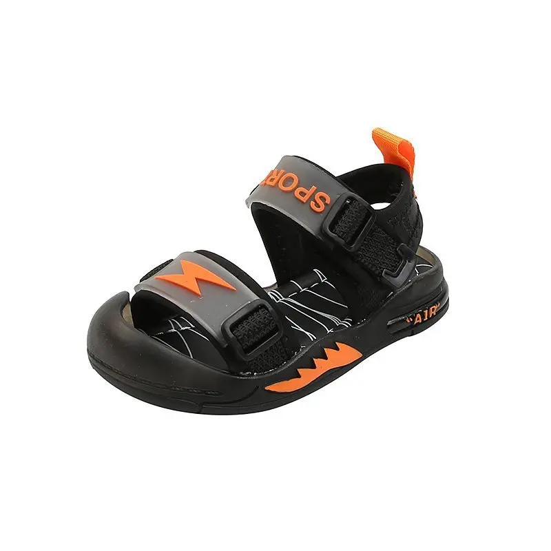 Детские сандалии Новинка лета 2021 модные пляжные скандалы повседневная обувь с