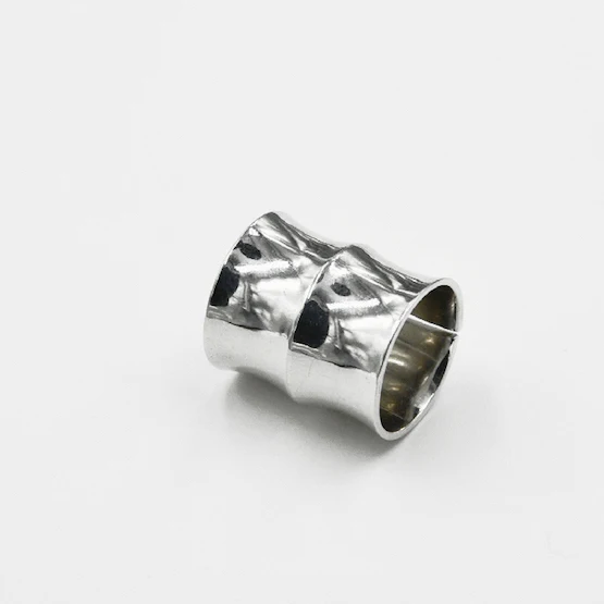 

Customized [Bone] Soft Mountains Openning Silver Ring