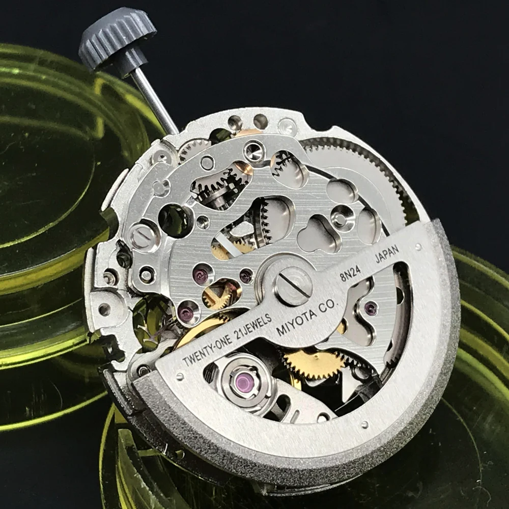 8N24 MIYOTA Qriginal Japan Imported Mechanical Movement For Seiko Mechanical Automatic Watch Movement Replacement Gold Silver enlarge