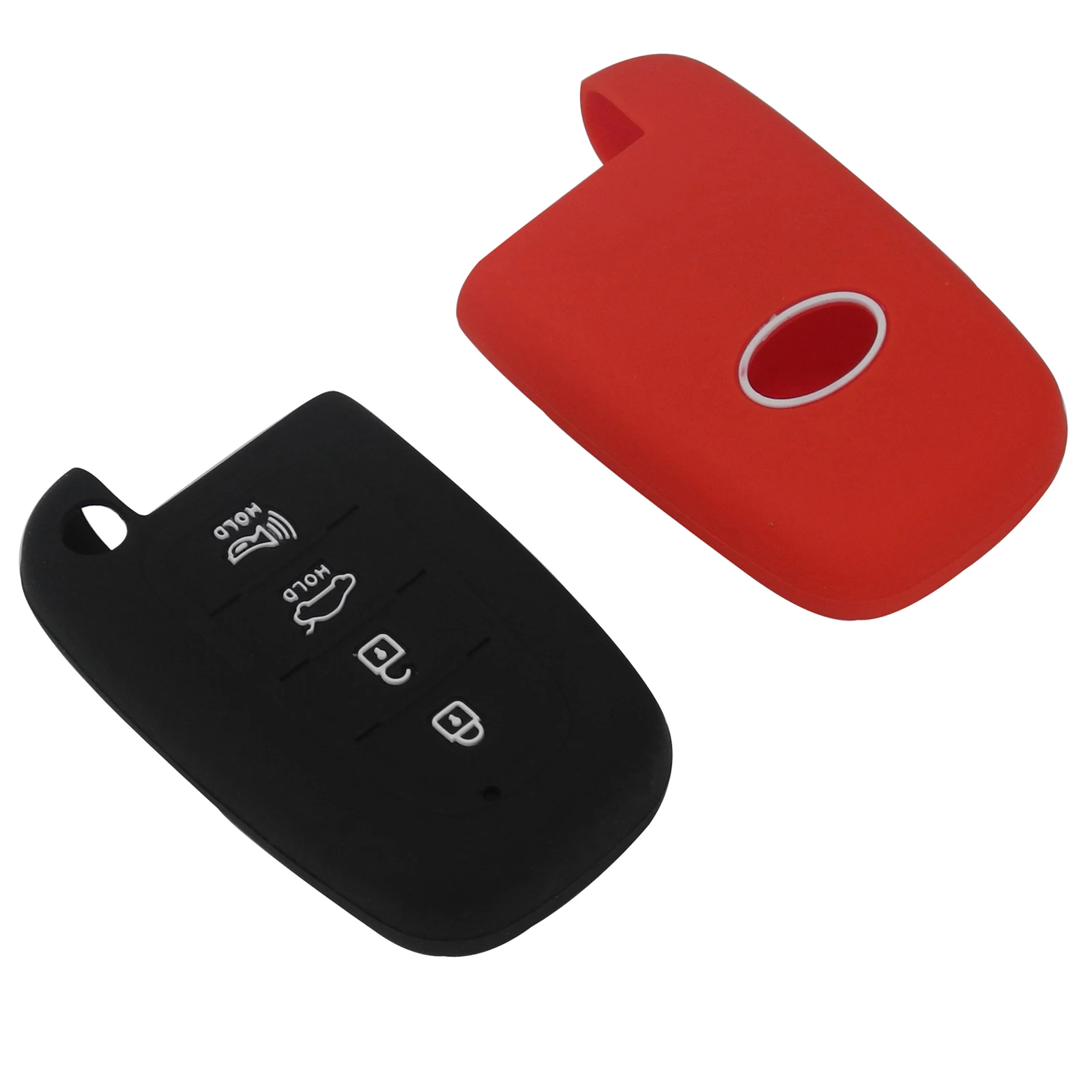 

Bilchave 4BT Silicone Car Key Case Cover Fob For Hyundai Equus Genesis Veloster For KIA Sportage Forte Optima Soul Azera Sorento