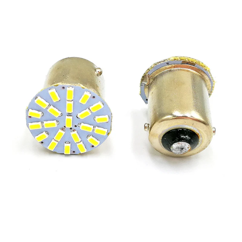 1x1156 светодиодный автомобильный DRL задний боковой индикатор 3014SMD 1156 BA15S P21W