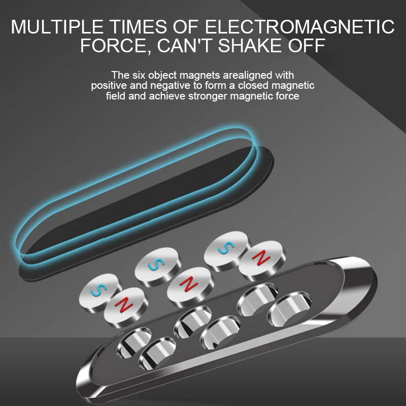 Магнитный автомобильный держатель для телефона мини полоса форма стенд на