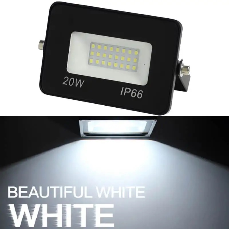 Настенный светильник для сада, светодиодный прожектор, наружный проектор, пейзаж, PIR датчик движения, светильник AC220 10 Вт 20 Вт 30 Вт 50 Вт 100 Вт 150 Вт 200 Вт - Испускаемый цвет: cold white 2