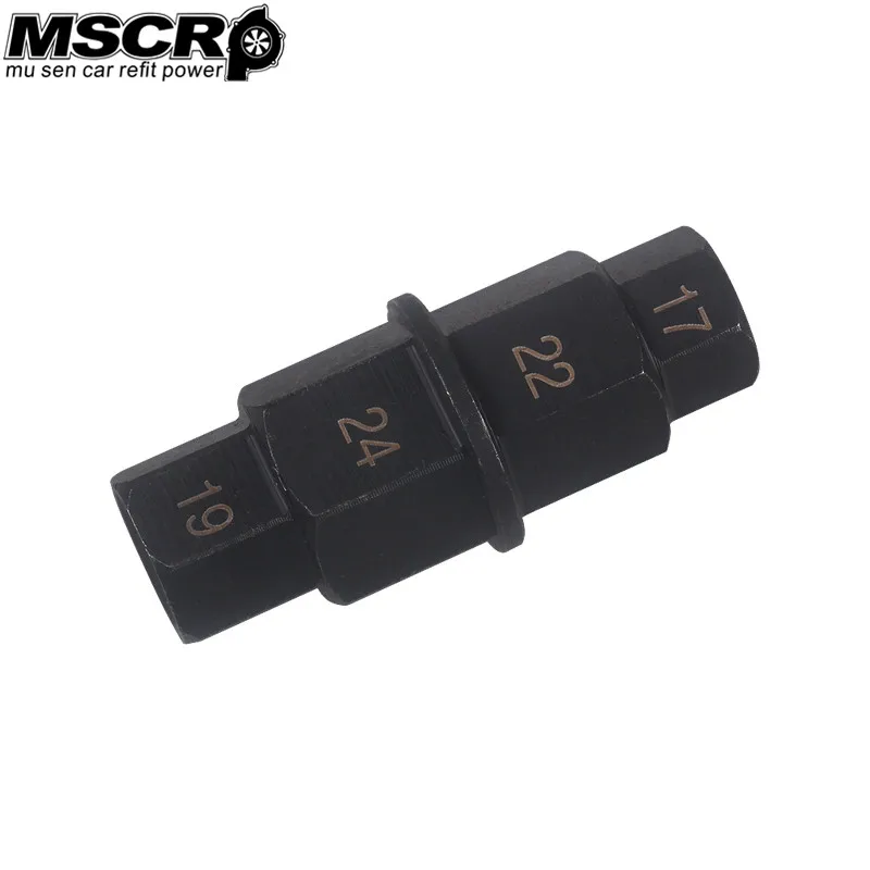 

MSCRP-Motorcycle Wheels Steel Axle Socket Driver Spanner Spindle Sleeve Auto Hex Key 17/19/22/24mm MSCRP-YX00621