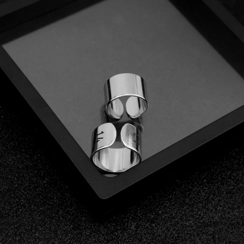 Кольцо с простой резьбой в стиле панк 1314 модное мужское и женское кольцо из