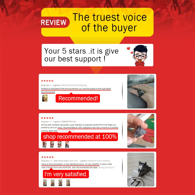 Мужской Молот Мьёльнир от BEIER панк кольцо в виде головы волка из нержавеющей