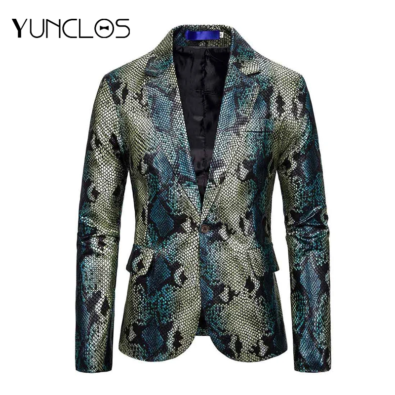 Новинка Мужской Блейзер для свадьбы и куртки вечеринок европейский размер