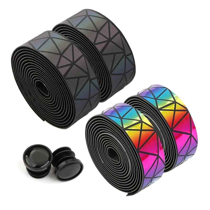 

1 Set Road Bike Damping Handlebar Strap Bicycle Anti-slip Bar Grips Wrap Tape