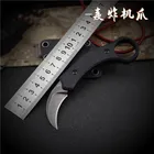 Мини-нож BAS Bomber коготь мини-керамбит карманный нож для кемпинга на природе джунглей выживания Боевая коллекция охотничьи ножи футляр