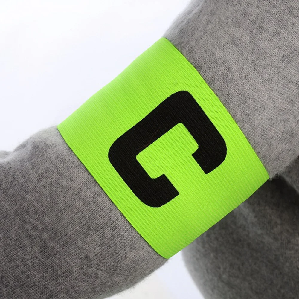 

4PCS Football Soccer Elastic Captain Armband Basketball Adjustable Player Bands