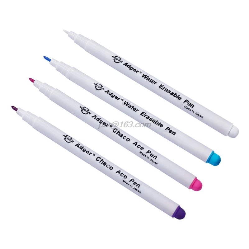 4pcs/set Soluble Cross Stitch Water Erasable Pens Grommet Ink Fabric Marker Marking Pen DIY Needlework Tool | Дом и сад