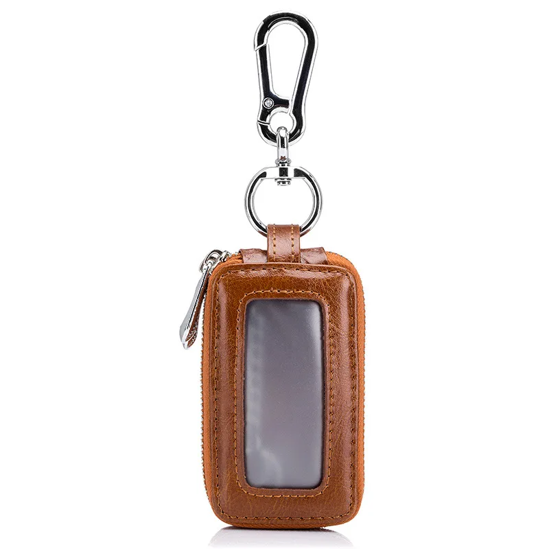 

15PCS / LOT Double Layer Genuine Leather Men's Car Keys Wallets Key Holder Case Purse
