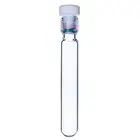 Стеклянная бутылка высокого давления Тяжелая стена сосуд с #15 PTFE Thred Lab фляга