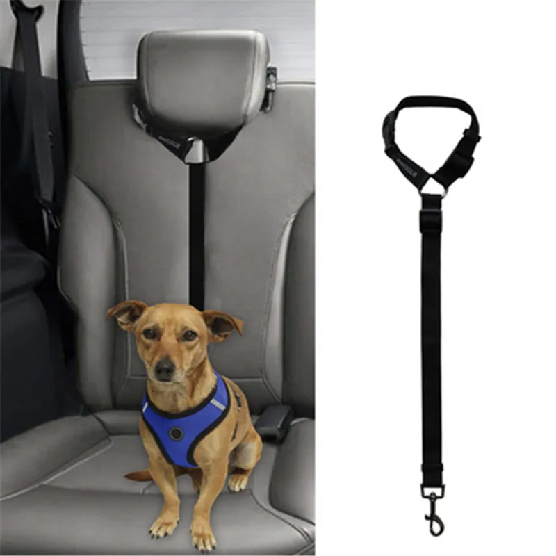 

Cat Dog Vehicle Car Safety Adjustable Seat Belt Leash Pet Car Travel Clip Strape Lead Seatbelt Multi-function Lead for Dogs Cats