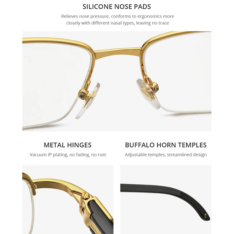 Оправа для очков из буйвола HEPIDEM квадратные высококачественные очки женщин и