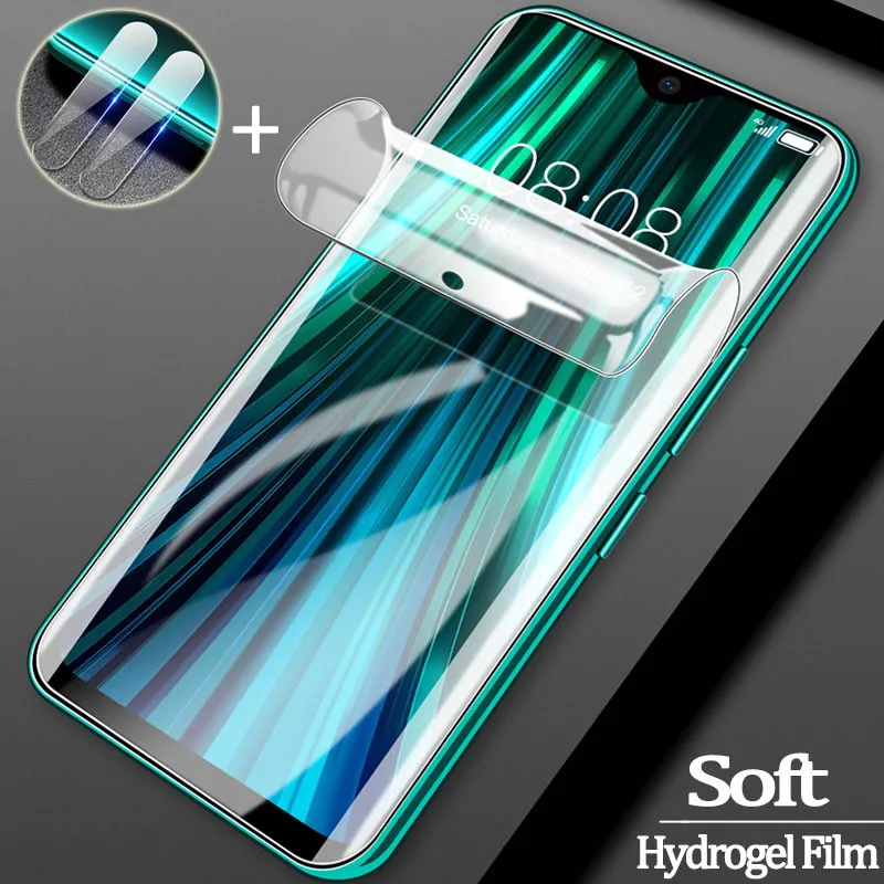 гидрогелевая пленка + 2 шт стекло для камеры redmi note8t xiaomi note 8pro camera glass note8 pro xiomi 8 t
