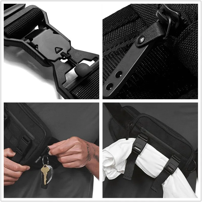 Многофункциональные поясные сумки для одежды с прямыми ключами Мужская
