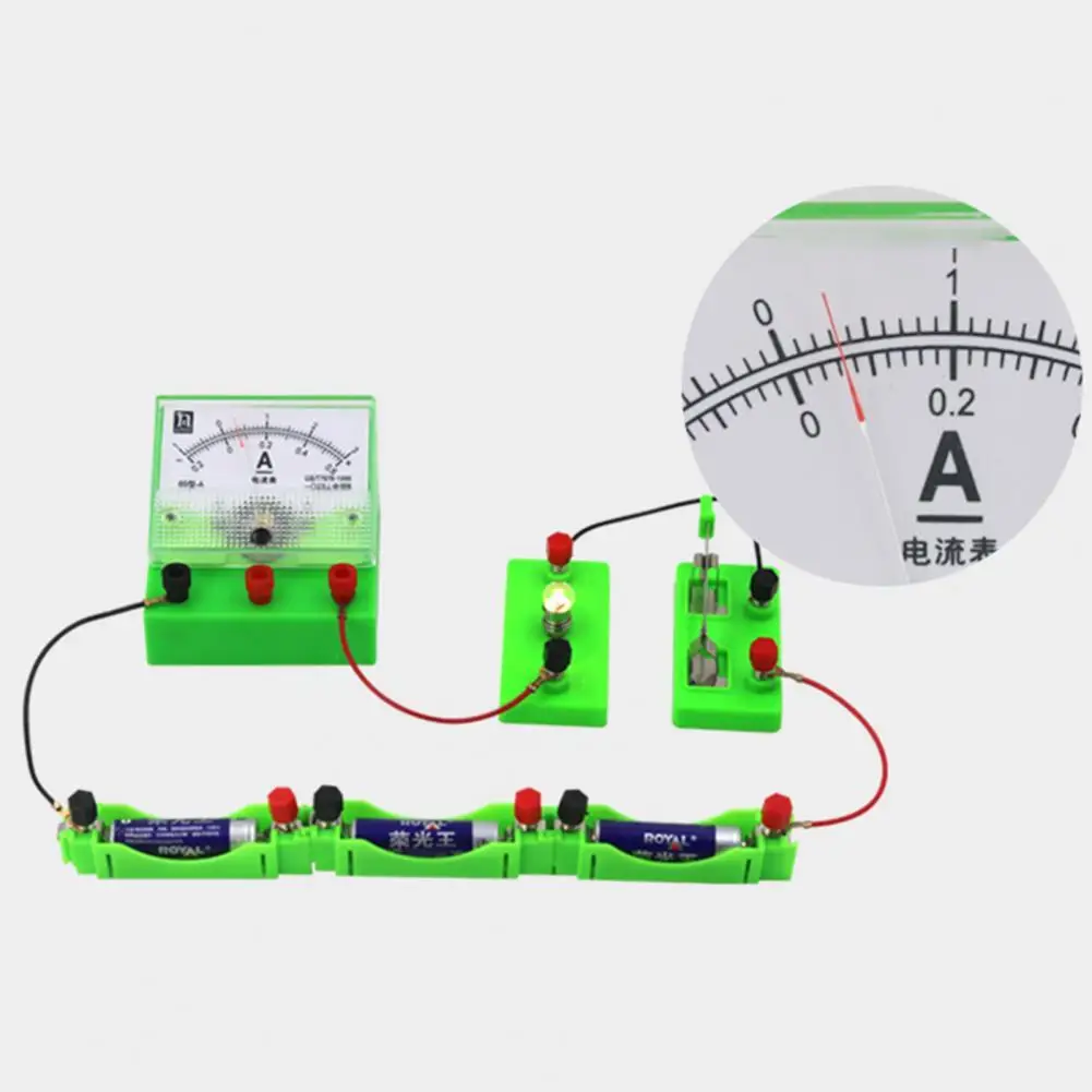

Circuit Experiment Kit Exploratory Connect Wires ABS Physics Electricity Learning Tool for Science