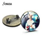 Японский аниме с булавкой, персонажи, маленькое украшение, искусство, фото брошь, милая модная декоративная брошь, Очаровательная Металлическая Булавка, значок для фанатов