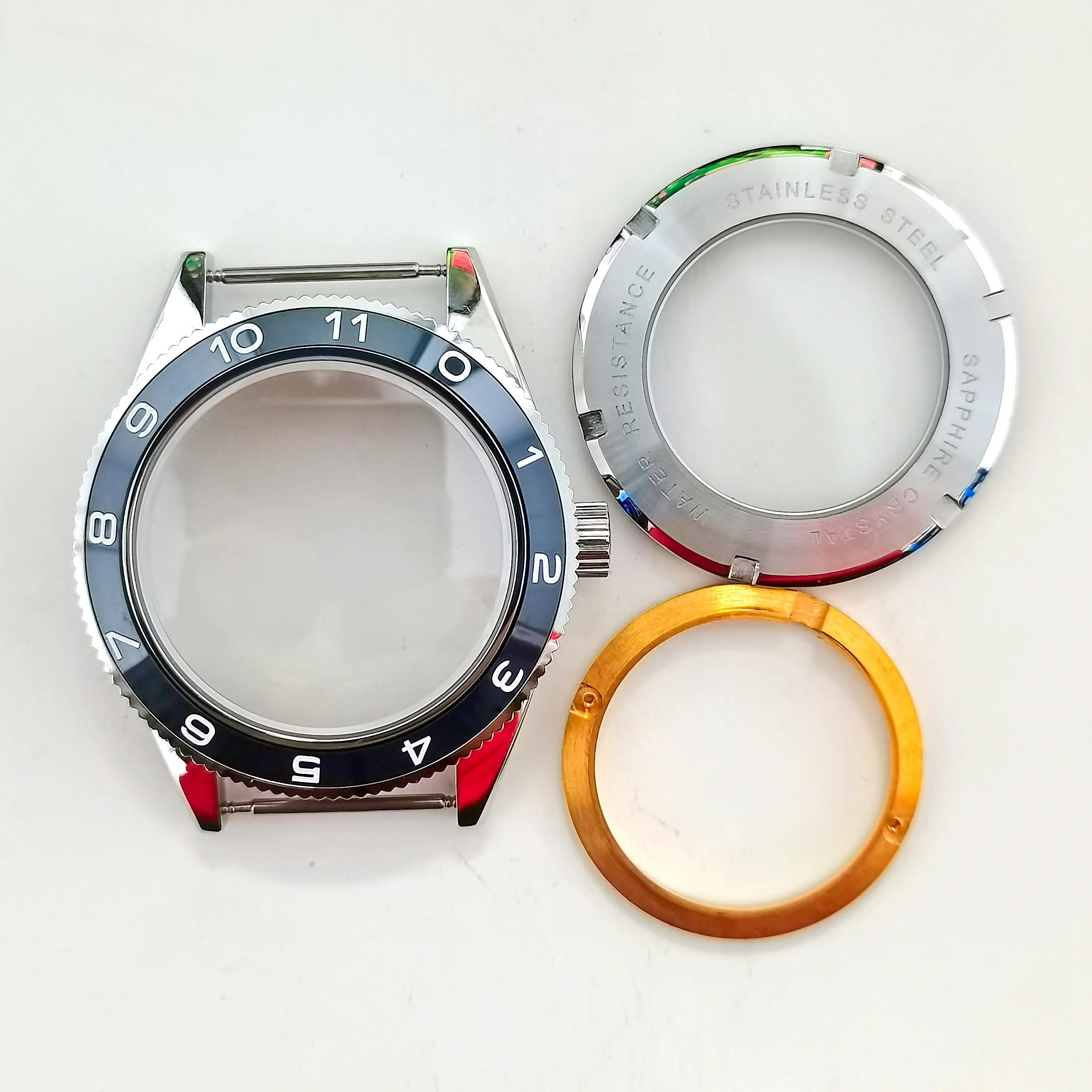 

Watch Part Of Stainless Steel Cases For Man Fit Automatic Movement Miyota 8215 8205 8200 ST16 Eta2836 2824