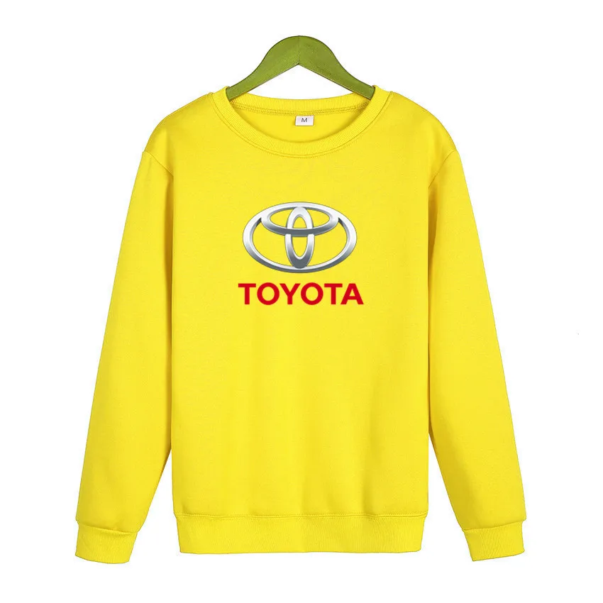 

TOYOTA LOGO men's 2021 spring and autumn new fleece crew neck sweater sports leisure crew neck pullover men