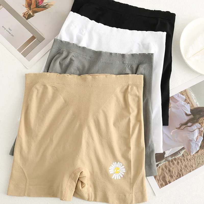 Женские летние Защитные шорты новинка 2020 модная Маргаритка Цветочная вышивка