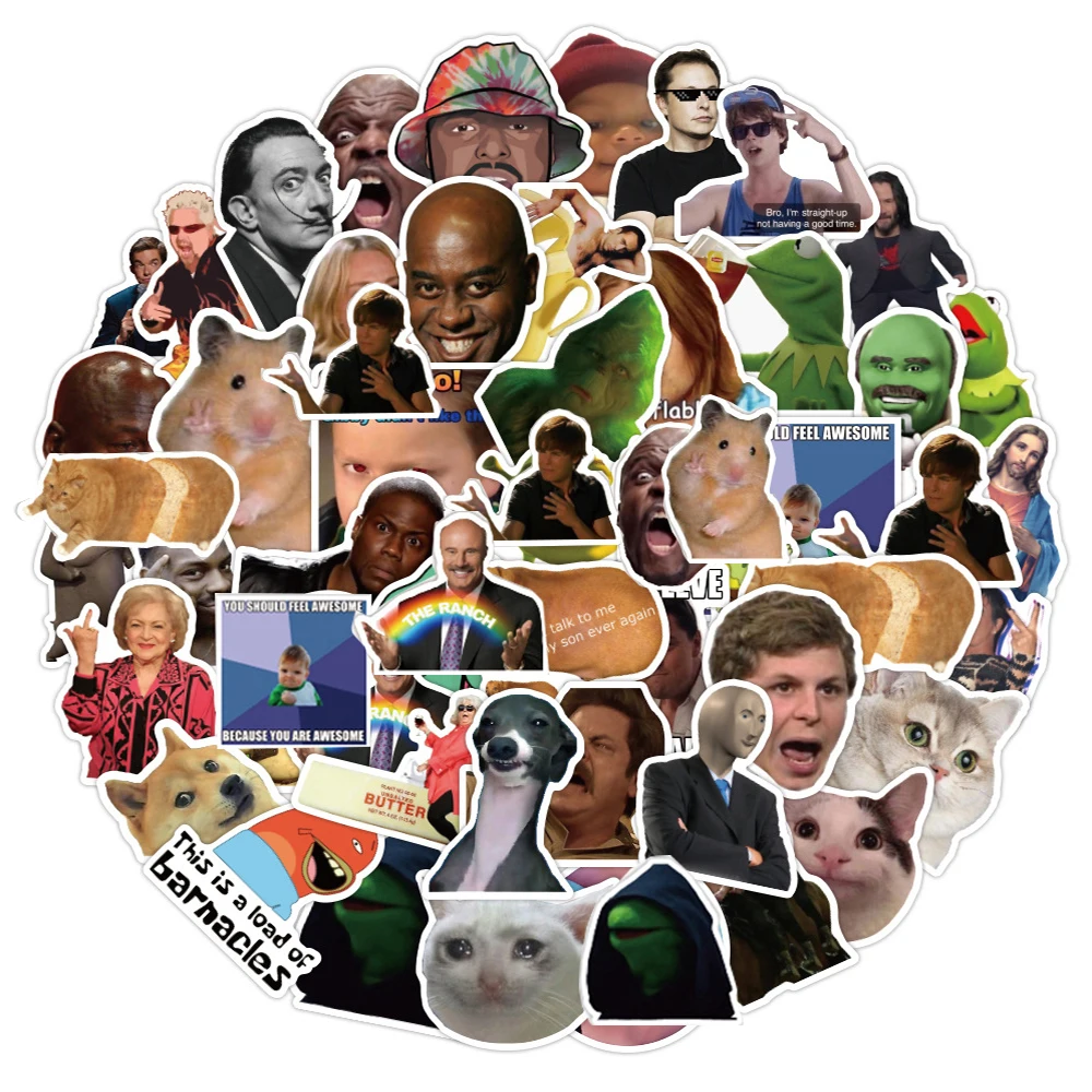 Набор стикеров для ноутбука гитары чемодана скейтборда 50/100 шт.|Наклейки