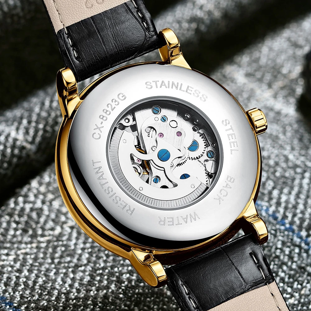 

CHENXI Brand Luxury Mens Automatic Mechanical Watches Fashion Business Waterproof Watch Tourbillon Self Winding Men Wristwatch